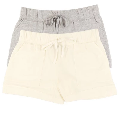 Felina Women's Organic Cotton Stretch Drawstring Short 2-Pack 9 Felina Women's Organic Cotton Stretch Drawstring Short 2-Pack - Image 7