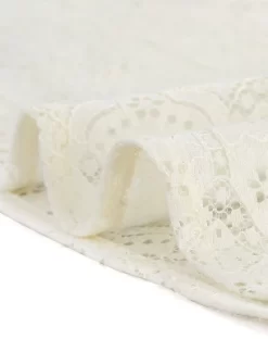 Allegra K Women's Vintage Round Neck Elbow Sleeve Semi Sheer Lace Blouse -Women Sale Shop GUEST 03cc83d4 dfc7 46da b5df fffc67e63c44