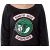 Riverdale Juniors' Southside Serpents 2 Piece Fleecy Jogger Pajama Set Serpents Ouroboros Logo -Women Sale Shop GUEST 0638acdd e0d7 4ea6 9c60 40f80cadc859