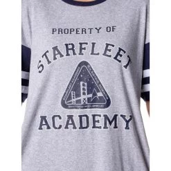 Star Trek Womens' Property Of Starfleet Academy Nightgown Pajama Shirt Grey -Women Sale Shop GUEST 0666cd27 97a6 4fcf b26d 097a2b021b7a