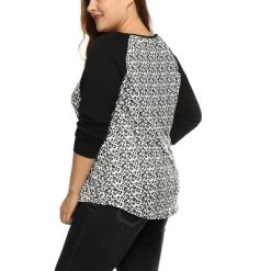 Agnes Orinda Women's Plus Size Winter Floral Print Raglan Long Sleeve Tunic Blouses -Women Sale Shop GUEST 06a67c49 7fdb 4969 b0f3 ed67bc5e26e3