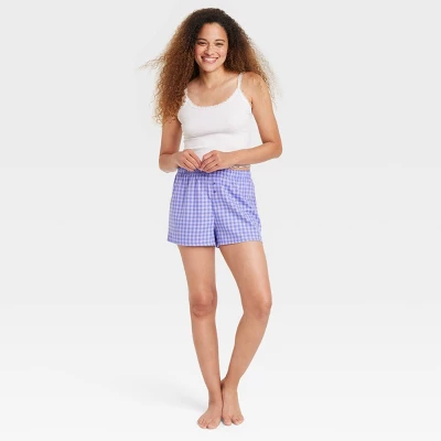 Women's Boxer Pajama Shorts - Colsie™ 7 Women's Boxer Pajama Shorts - Colsie™ - Image 5