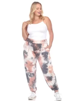 Women's Plus Size Tie Dye Harem Pants - White Mark -Women Sale Shop GUEST 0848792d eb96 4746 bd65 3f583765df1a