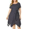 Agnes Orinda Women's Plus Size Polka Dots Wedding Elegant Spring Summer Midi Dresses -Women Sale Shop GUEST 0ce4b166 89e7 4db5 972a d5d9b431d6c7