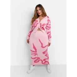 Rebdolls Women's Lady Knit Abstract Print Maxi Bodycon Skirt -Women Sale Shop GUEST 0fbbd77e c8bc 4ef7 a5ed 9d89b10a2a51