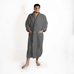 Men's Ultra-Absorbent Cotton Bathrobe By Blue Nile Mills -Women Sale Shop GUEST 11e7a46e e2ce 4637 b6eb 1de05e407b64