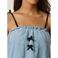 Cheibear Womens Spa Towels Snap Closure Camisole Towel Wrap Bathrobe -Women Sale Shop GUEST 12a57064 190d 4354 af81 c976de012d60