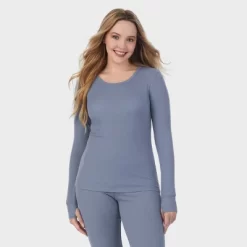 Warm Essentials By Cuddl Duds Women's Retro Ribbed Long Sleeve Scoop Neck Pajama Top 10 Warm Essentials By Cuddl Duds Women's Retro Ribbed Long Sleeve Scoop Neck Pajama Top -Women Sale Shop GUEST 1333d2c7 8ff8 458d 8648 f98e413b92aa