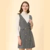Allegra K Women's Elegant Vintage Button Front V Neck Plaid Tweed Overalls Pinafore Skirts 2 Allegra K Women's Elegant Vintage Button Front V Neck Plaid Tweed Overalls Pinafore Skirts -Women Sale Shop GUEST 142942b0 0c7d 4308 a90f 0ed90006639e