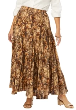 Jessica London Women’s Plus Size Flowing Crinkled Maxi Skirt -Women Sale Shop GUEST 15f6011c 1f75 4943 a0b8 afda2e971a8e