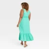 Women's Sleeveless V-Neck Maxi Dress - Ava & Viv™