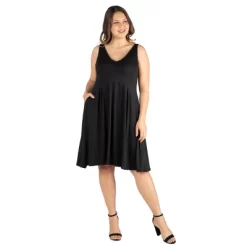 Sleeveless Midi Pocket Plus Size Dress -Women Sale Shop GUEST 1852baf4 f94b 4938 b628 f462f9221981