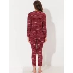 Cheibear Womens Sleepwear Pajama Long Sleeve Winter Nightwear Christmas Pj Elk Lounge Set -Women Sale Shop GUEST 1a79d9e6 7447 4ca0 b84d 78bbb85989e9