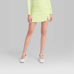 Women's High-Rise Bodycon Mini Skort - Wild Fable™