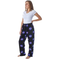 NASA Women's Meatball Logo Allover Print Ultra-Soft Fleece Pajama Pants Black 8 NASA Women's Meatball Logo Allover Print Ultra-Soft Fleece Pajama Pants Black -Women Sale Shop GUEST 1b7aa78f 81e3 44f7 a18e 83feb322f66c