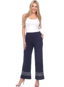 Women's Wide-Leg Pants - White Mark 11 Women's Wide-Leg Pants - White Mark -Women Sale Shop GUEST 21a08fd1 fadb 4864 a0a5 0b79a8d039fa