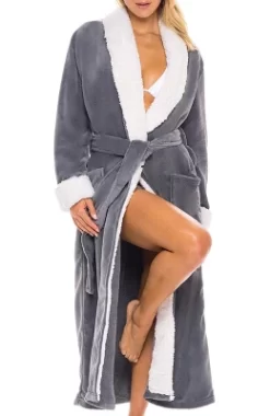 Women's Warm Winter Robe, Plush Fleece Full Length Long Bathrobe 13 Women's Warm Winter Robe, Plush Fleece Full Length Long Bathrobe -Women Sale Shop GUEST 2370ea91 c636 4666 a0f2 a368977afb86