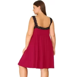 Agnes Orinda Women's Plus Size Lace Sleep Above Knee Lounge Nightgowns 9 Agnes Orinda Women's Plus Size Lace Sleep Above Knee Lounge Nightgowns -Women Sale Shop GUEST 27d4930d f2ce 4811 8e1f cca4f41a8c27