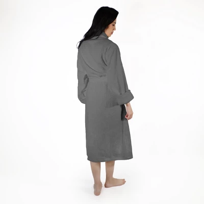 Women's Ultra-Absorbent Cotton Bathrobe By Blue Nile Mills 3 Women's Ultra-Absorbent Cotton Bathrobe By Blue Nile Mills - Image 2