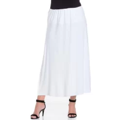 24seven Comfort Apparel Women's Elastic Waist Maxi Skirt 21 24seven Comfort Apparel Women's Elastic Waist Maxi Skirt -Women Sale Shop GUEST 29898cce 534e 48ab a5a8 0c0478fbde25