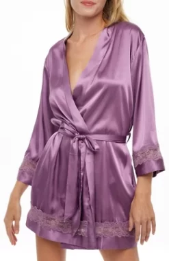 Womens Short Satin Lace Trim Robe, Silk Like Loungewear -Women Sale Shop GUEST 2a2ddd0e acba 452e 9b04 34caaae0ecc1