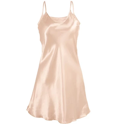 Allegra K Women Satin Plus Size Lotus Leaf Hem Basic Braces Skirt Dress Full Slip Camisole 3 Allegra K Women Satin Plus Size Lotus Leaf Hem Basic Braces Skirt Dress Full Slip Camisole