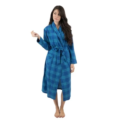 Leveret Womens Flannel Robe 9 Leveret Womens Flannel Robe - Image 7