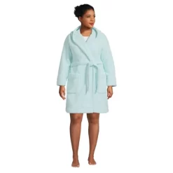 Lands' End Women's High Pile Fleece Hooded Robe -Women Sale Shop GUEST 369b474a 8493 43da b7b2 b895c6495314