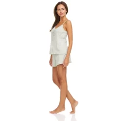 Bearpaw Women's Center Cinch Tank Top And Wide Waist Shorts, 2-Piece Sleepwear Pajama Set 13 Bearpaw Women's Center Cinch Tank Top And Wide Waist Shorts, 2-Piece Sleepwear Pajama Set -Women Sale Shop GUEST 36daef98 c1f3 4839 87c0 51159879054f