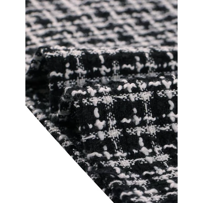 Allegra K Women's Vintage Plaid Strap Braces Tweed Mini Suspender Skirt 6 Allegra K Women's Vintage Plaid Strap Braces Tweed Mini Suspender Skirt - Image 4