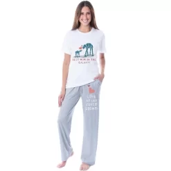 Star Wars Womens' Mother's Day Best Mom In The Galaxy Sleep Pajama Set Multicolored -Women Sale Shop GUEST 3d64a059 ed55 4393 b6ac 377a5f35421d
