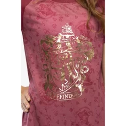 Harry Potter Juniors' Foil Print Hogwart Houses Raglan Nightgown Pajama -Women Sale Shop GUEST 3e26813f 5211 45e5 8c9e fd4e7f626c95