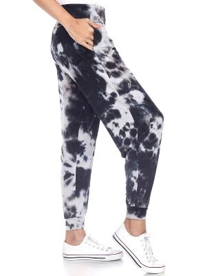 Women's Tie Dye Harem Pants With Pockets - White Mark 5 Women's Tie Dye Harem Pants With Pockets - White Mark - Image 3