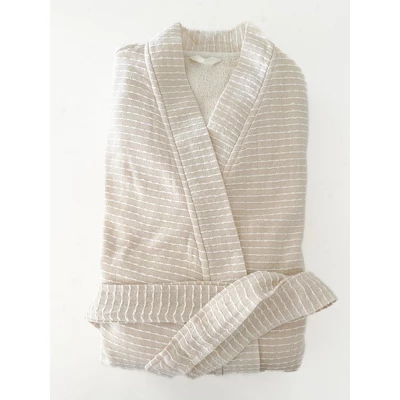 Luxe Rayon Bamboo Striped Robe - Anaya 5 Luxe Rayon Bamboo Striped Robe - Anaya - Image 3