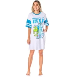 Disney Womens' Property Of Monsters University Nightgown Pajama Shirt Dress White -Women Sale Shop GUEST 461821d9 2565 4ea1 a402 c722240063bf