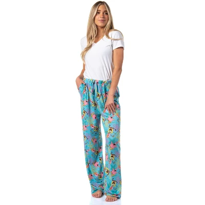 SpongeBob SquarePants Women's Patrick Gary Tossed Print Sleep Pajama Pants Turquoise 3 SpongeBob SquarePants Women's Patrick Gary Tossed Print Sleep Pajama Pants Turquoise