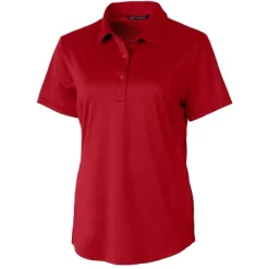 Cutter & Buck Prospect Textured Stretch Womens Short Sleeve Polo Shirt -Women Sale Shop GUEST 487421a6 471b 460f 977b f61d656ce14c