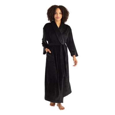 Softies Women's 48" Feather Velour Shawl Collar Robe 9 Softies Women's 48" Feather Velour Shawl Collar Robe - Image 7