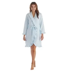 Softies 36" Ruffle Chenille Robe -Women Sale Shop GUEST 4f8256d7 7a15 4df0 b477 4a1e4965cd90