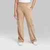 Women's High-Rise Wide Leg Fleece Cargo Pants - Wild Fable™ -Women Sale Shop GUEST 50fb97f2 5187 4ecd 9d96 061ebbbe1a07