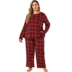 Agnes Orinda Women's Plus Size Nightgown Pajama Sets Buffalo Plaid Check Side Pocket Elastic Waist Relaxed Fit Sleepwear Pajamas 11 Agnes Orinda Women's Plus Size Nightgown Pajama Sets Buffalo Plaid Check Side Pocket Elastic Waist Relaxed Fit Sleepwear Pajamas -Women Sale Shop GUEST 5167d0cb 0265 4611 acfe c5ddcf5d7d2f