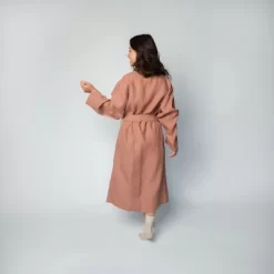 100% French Linen Unisex Bathrobe | BOKSER HOME -Women Sale Shop GUEST 5523ca07 e4cf 47e8 8fc5 91468e8ede26