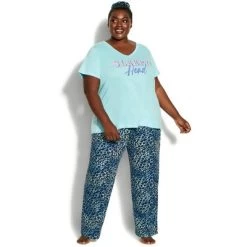 Women's Plus Size Print 3 Piece Sleep Set - Blue | AVENUE 13 Women's Plus Size Print 3 Piece Sleep Set - Blue | AVENUE -Women Sale Shop GUEST 55938878 6528 4d1c b3fb 75c6ab20e6ef