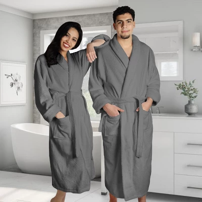 Women's Ultra-Absorbent Cotton Bathrobe By Blue Nile Mills 7 Women's Ultra-Absorbent Cotton Bathrobe By Blue Nile Mills - Image 6