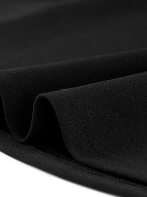 Allegra K Women's High Waist Button Decor Vintage Pleated Flared Midi Skirt 6 Allegra K Women's High Waist Button Decor Vintage Pleated Flared Midi Skirt - Image 4