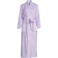 Lands' End Women's Cozy Plush Long Wrap Robe -Women Sale Shop GUEST 57c987a2 66e6 4045 98ef 21f3a9d366d9