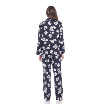 Long Sleeve Floral Pajama Set - White Mark 5 Long Sleeve Floral Pajama Set - White Mark - Image 3