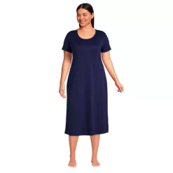 Lands' End Women's Supima Cotton Short Sleeve Midcalf Nightgown Dress 13 Lands' End Women's Supima Cotton Short Sleeve Midcalf Nightgown Dress -Women Sale Shop GUEST 5ca26bc3 9d8e 4a9c 839f e32f8e6f45fb