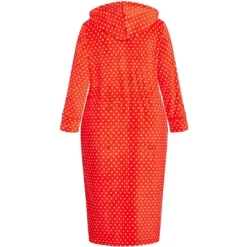 Women's Plus Size Zip Spot Robe - Red | AVENUE -Women Sale Shop GUEST 5ea3e9e7 53d5 4a28 91d1 1bb22983f229