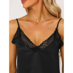 Cheibear Womens Satin Lounge Stripe Lace Trim Cami Tops With Pants Sleepwear Pajamas Sets -Women Sale Shop GUEST 5ec7fa11 98c4 438e 8d86 6517ebbbb837